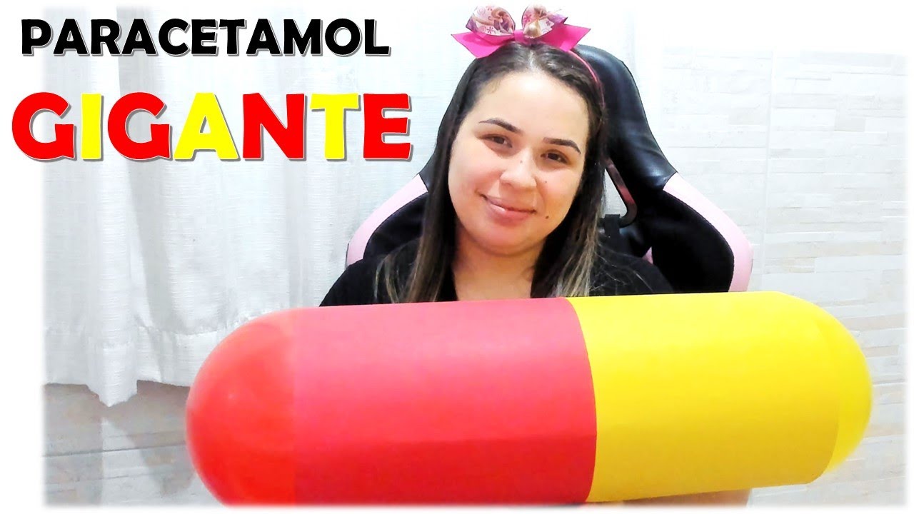 COMO FAZER COMPRIMIDO GIGANTE COM CARTOLINA
