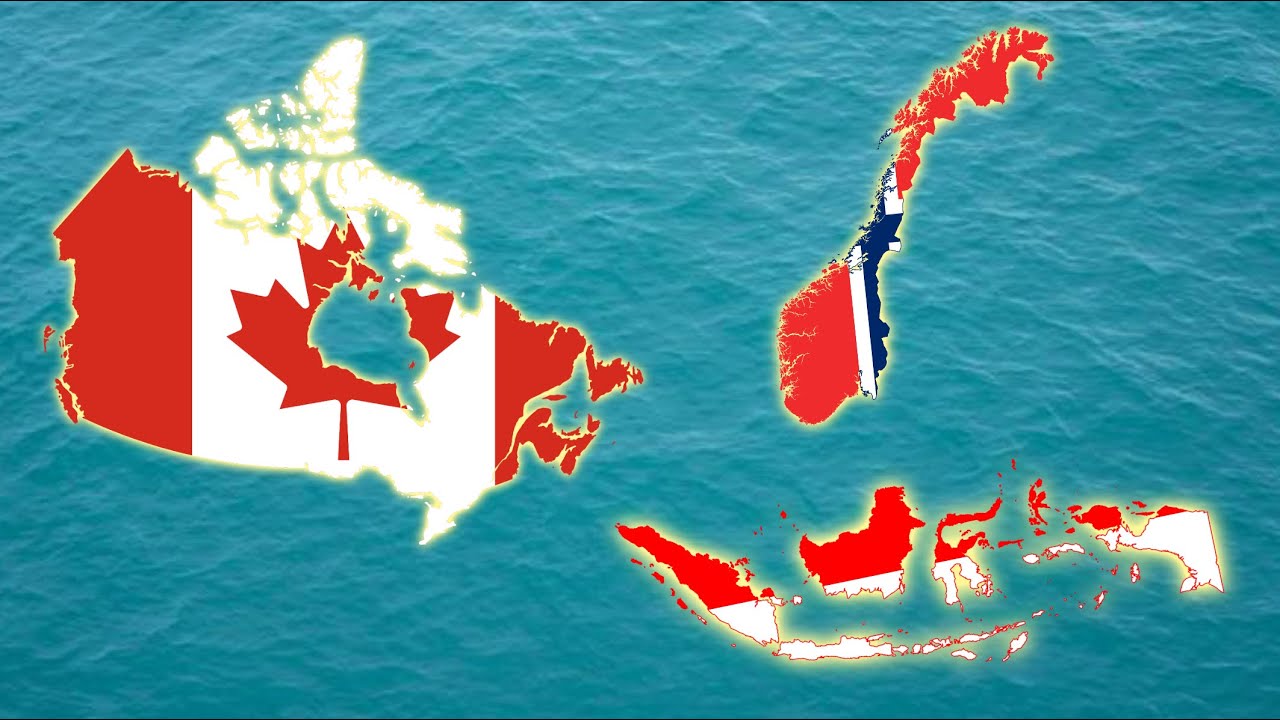 10 Countries With The Longest Coastline | Kxvin