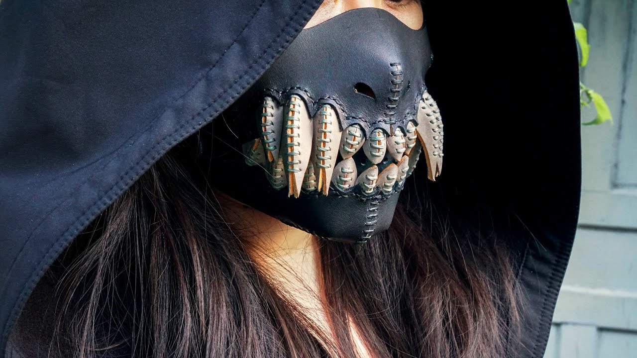 Making a Leather Teeth Monster Mask