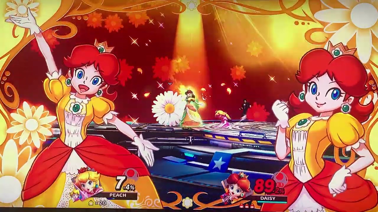 Super Smash Bros Ultimate, Peach 👸🏼 💖 👠 VS Daisy 👸🏼 🌼 👠, Ultimate Princess Fight 3/3