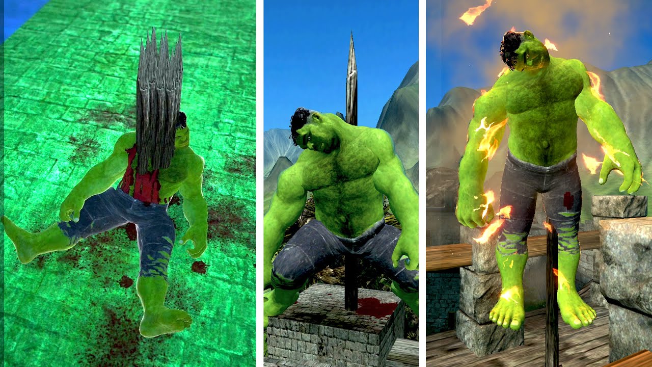 Hulk Tries The Most Insane Ragdoll Stunts! | Euphoria Ragdoll Physics
