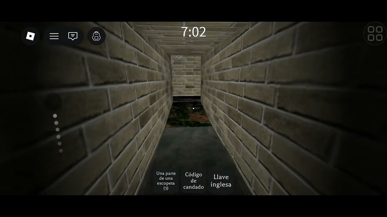 Estaba jugando granni pero en roblox 😌☝️