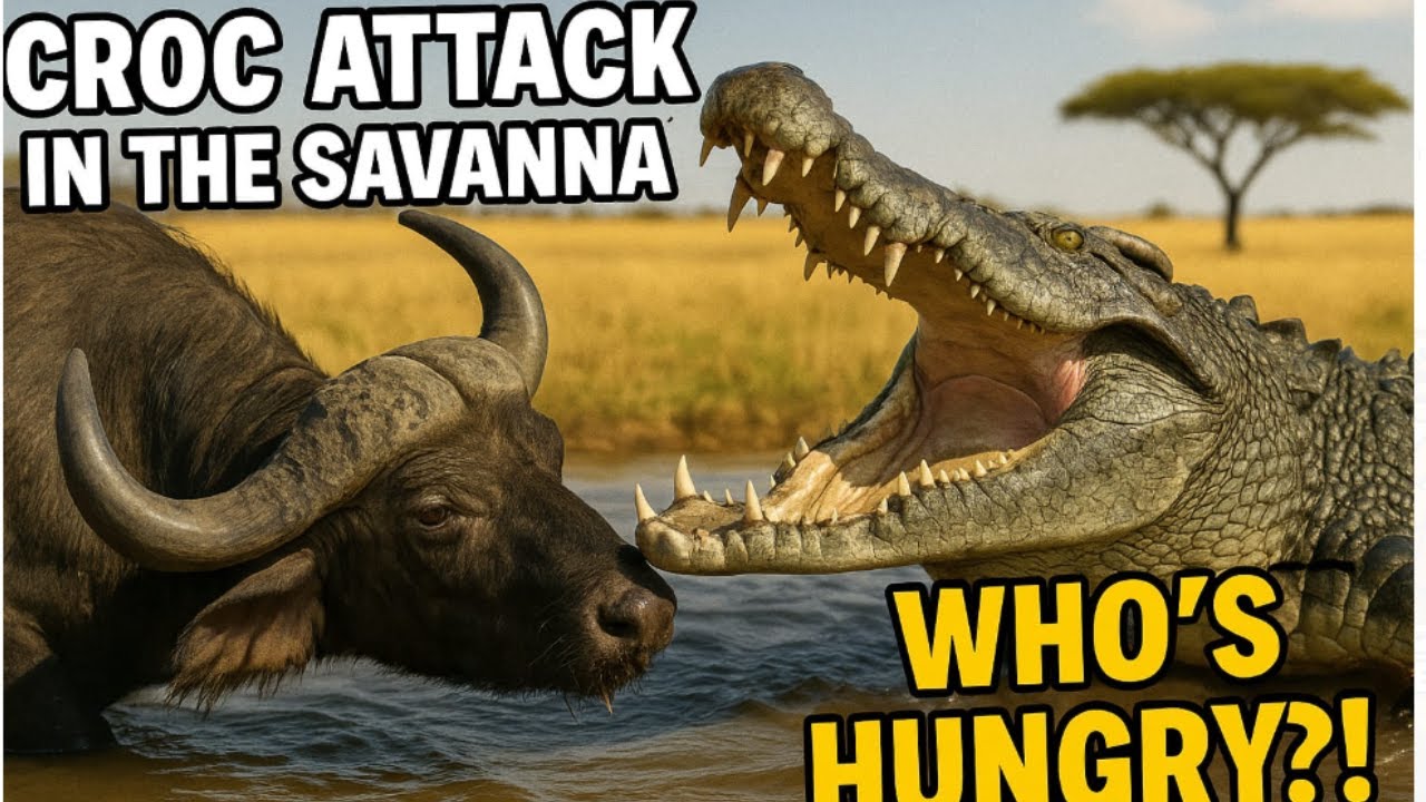 Ambush Master! Crocodile Adventures in Roblox Savanna