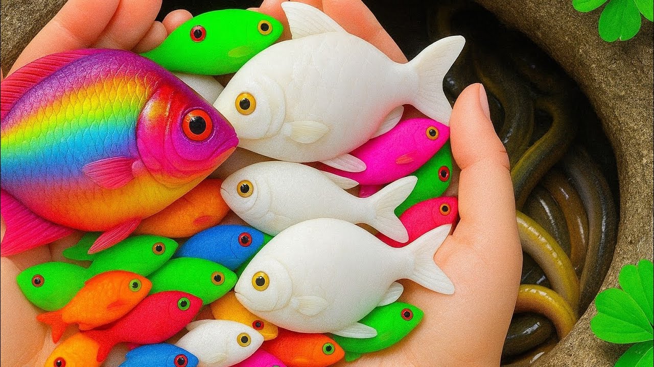 Wild Catch Aquarium Fish, Baby Turtles and Eel #funny #funnyanimal #funnyfish 