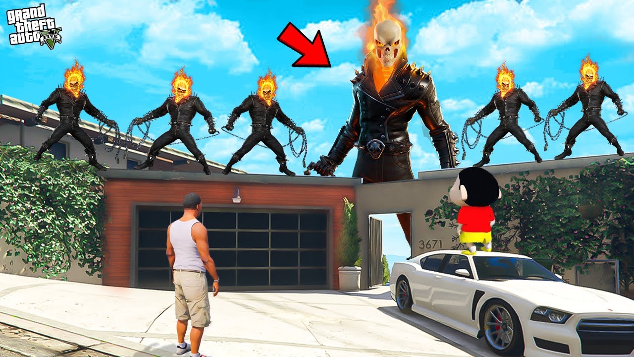 Franklin Found Fake Ghost Riders in GTA 5 !