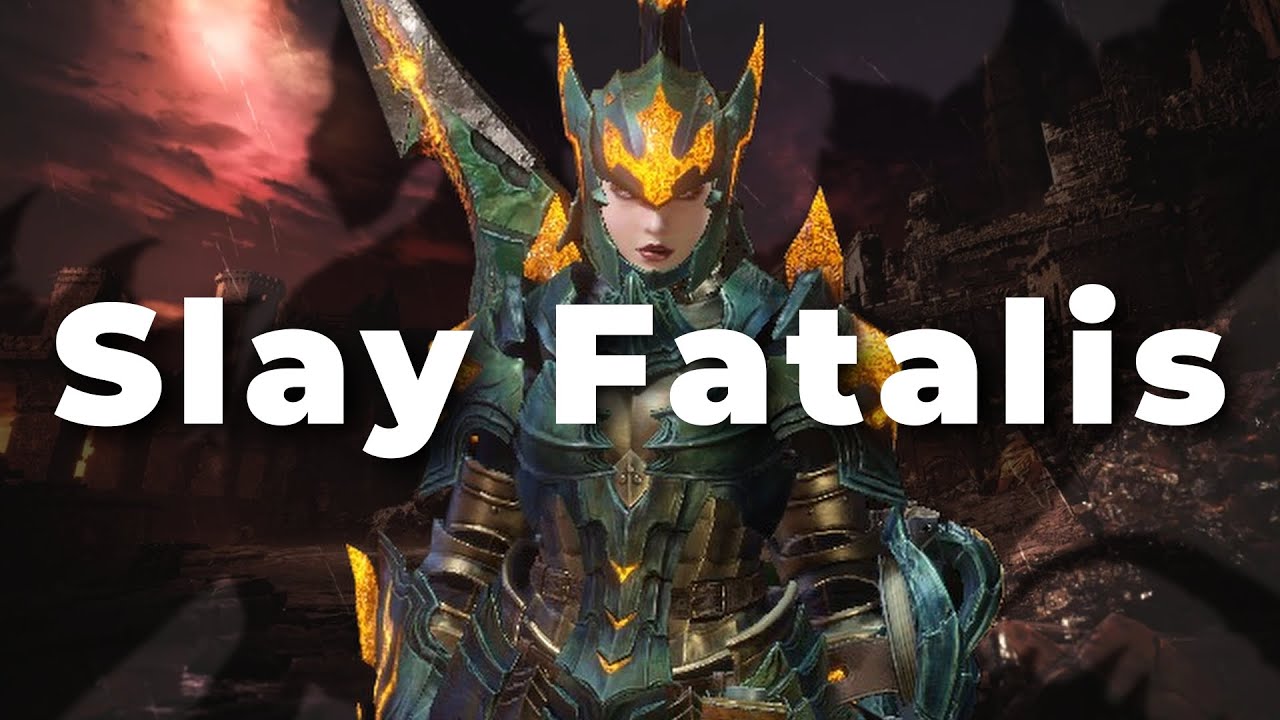 Лучший длинный меч для убийства Фаталиса (без экипировки Фаталиса) | Monster Hunter World: Iceborne