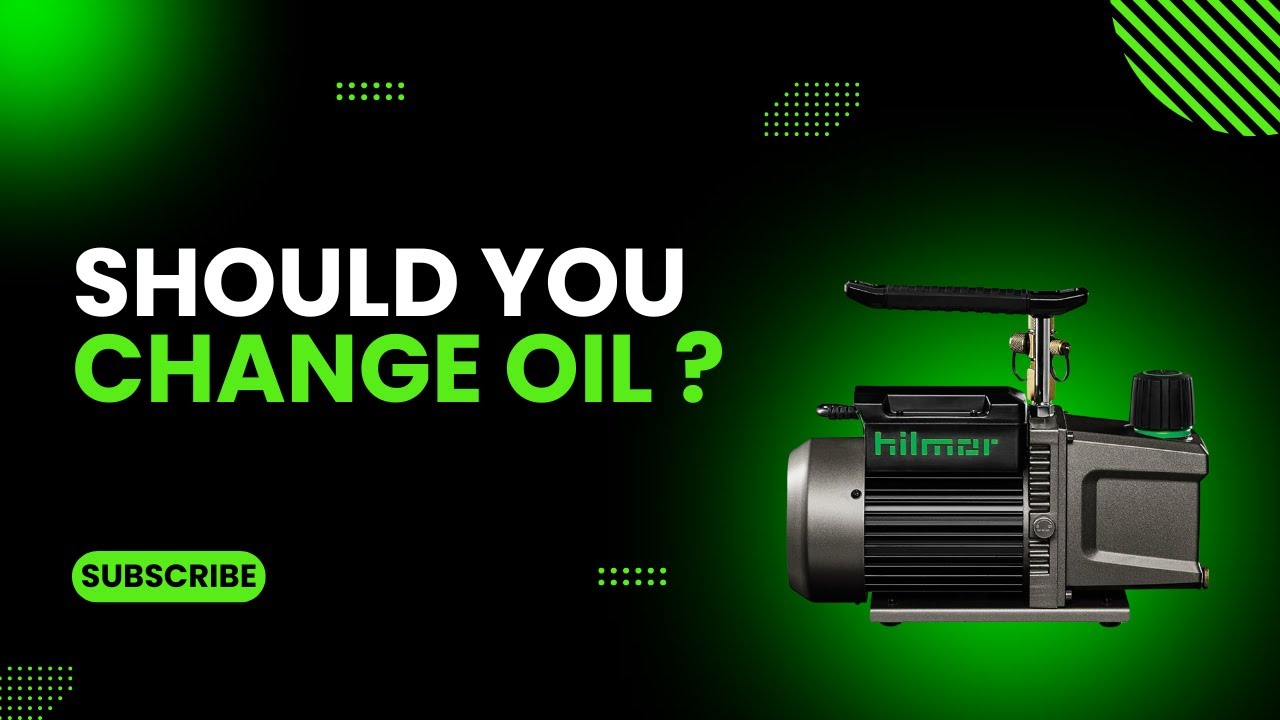 Hilmor Vacuum Pump Oil Change | Comparing Vacuum Before and After the Change