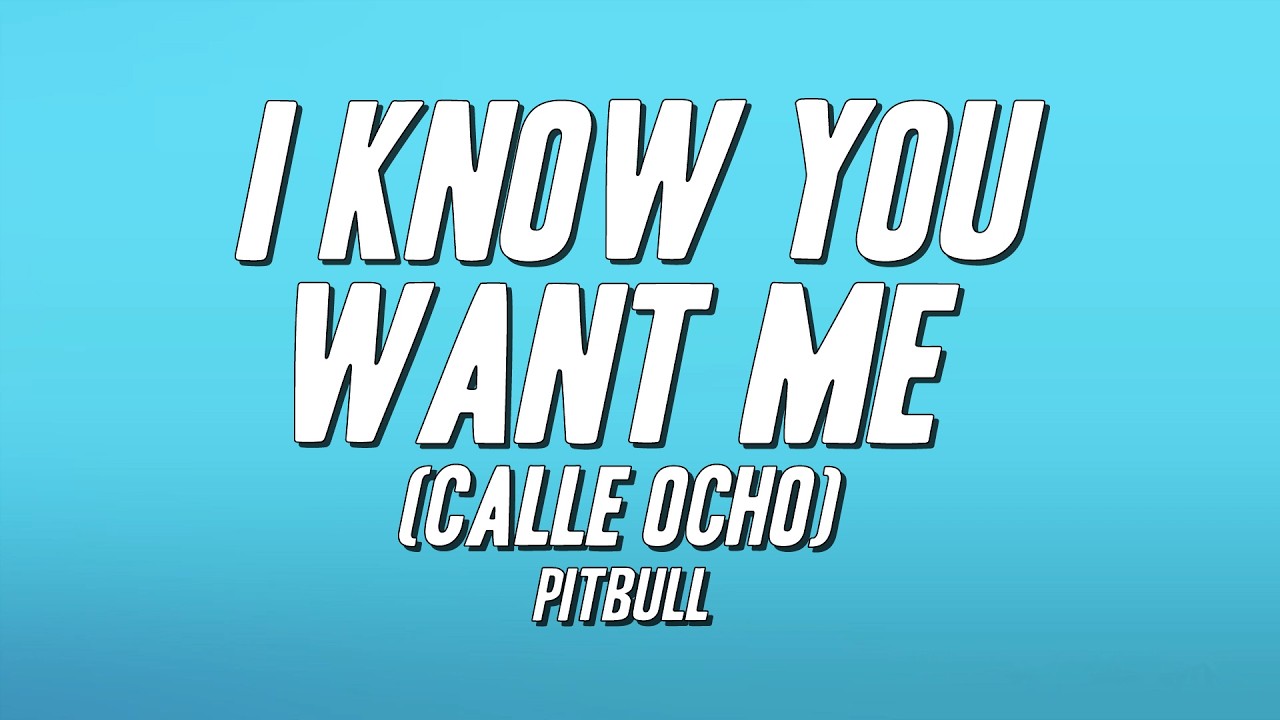 Pitbull - I Know You Want Me (Calle Ocho) [Lyrics]