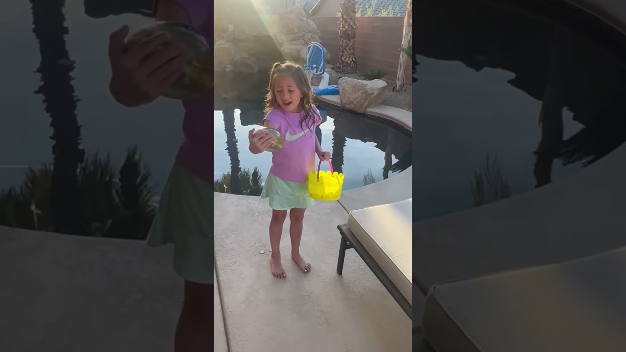 Who Finds The Golden Egg? 👀💛🥚✨ #lifeaswegomez #easter #familyvlog