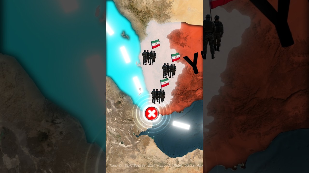 Bab Al-Mandeb Strait #geography #iran #shorts