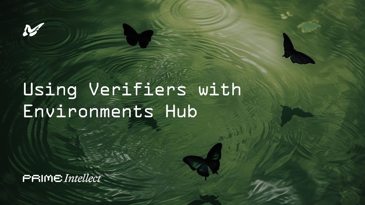 How to use verifiers with Environments Hub on Prime Intellect
