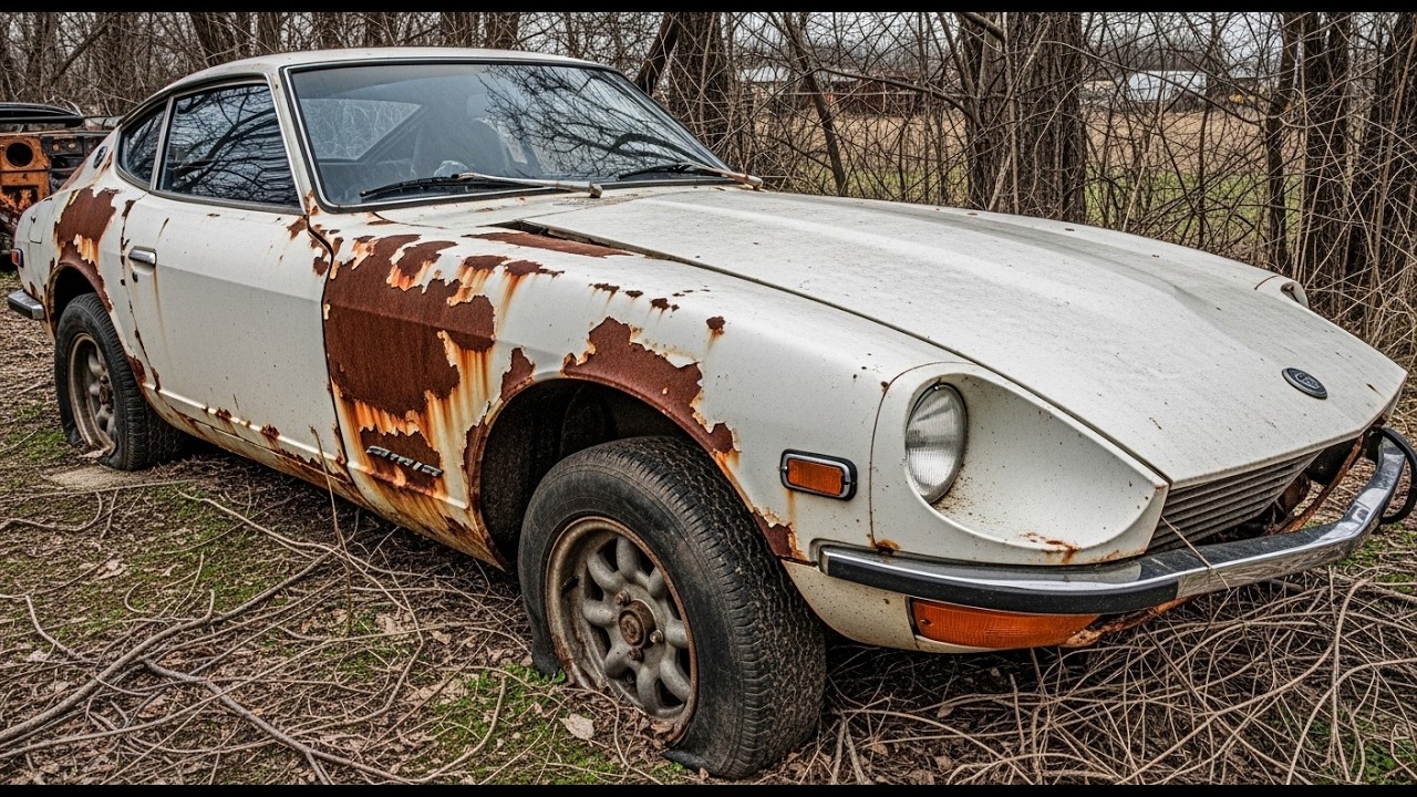 ASMR Datsun 240Z Fairlady Restoration | Complete Rusty Car Rebuild