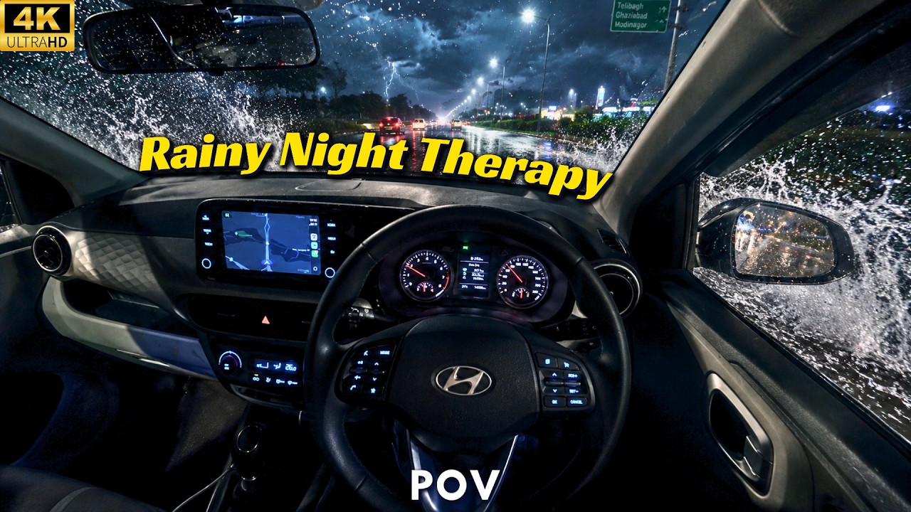 POV: Can't Sleep? Come Drive With Me 🌧️ | Rainy Highway Night Drive ASMR