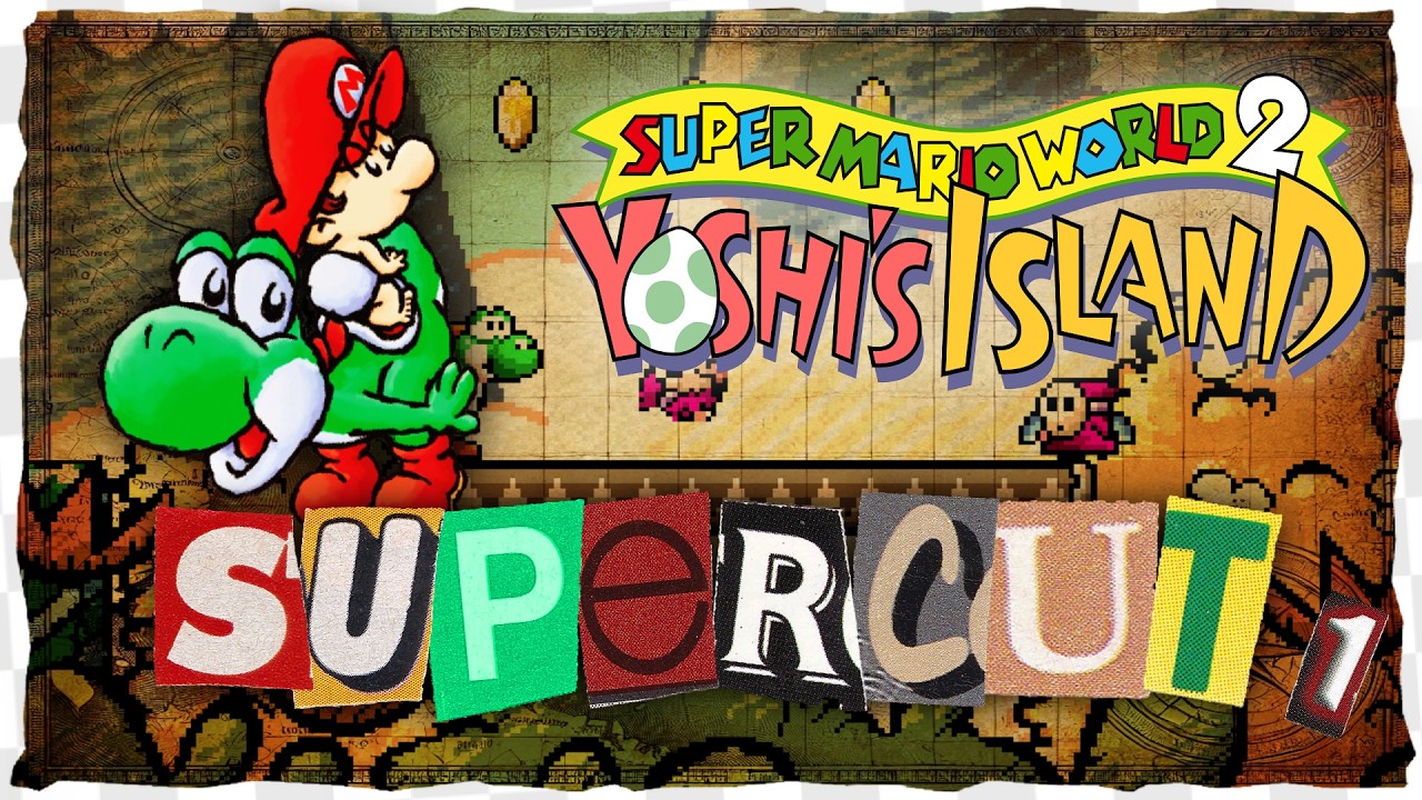 SUPER MARIO WORLD 2: YOSHI'S ISLAND (SNES) 🏝️ | Supercut (#1)