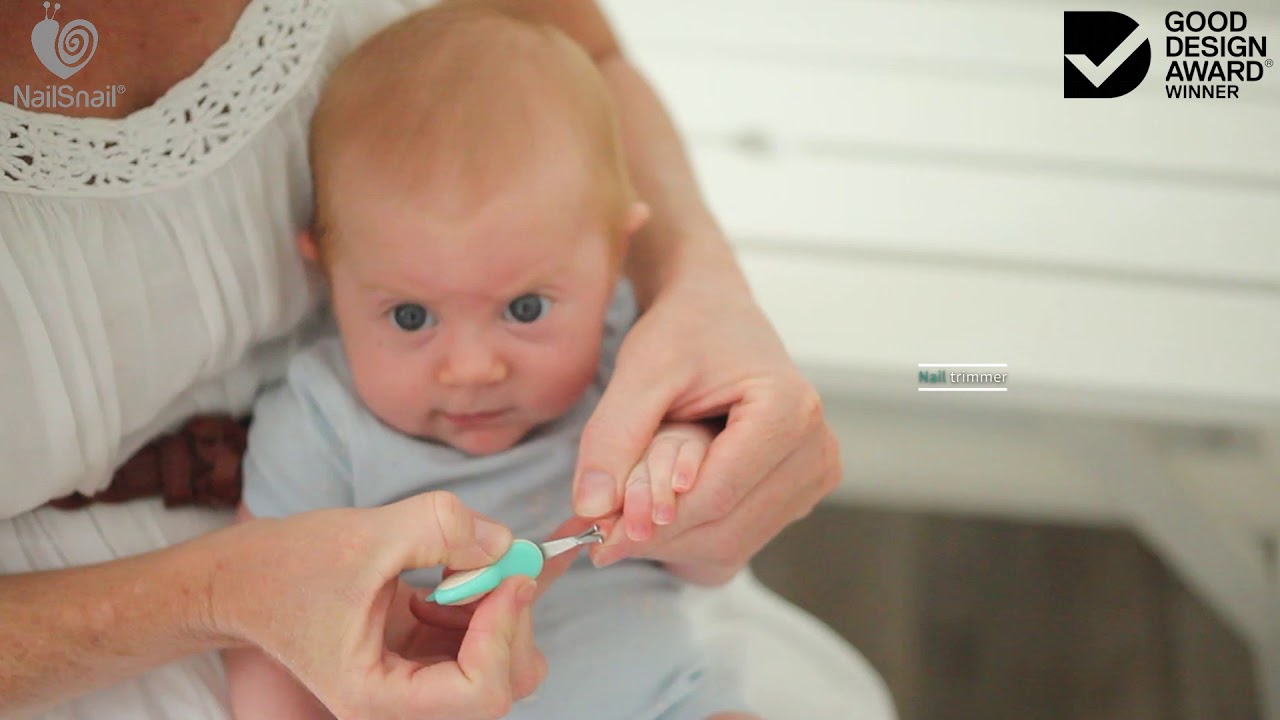 Nail Snail - The Best EVER Baby Nail Trimmer - How To Cut Baby Toddler Kid's Nails - Website Video