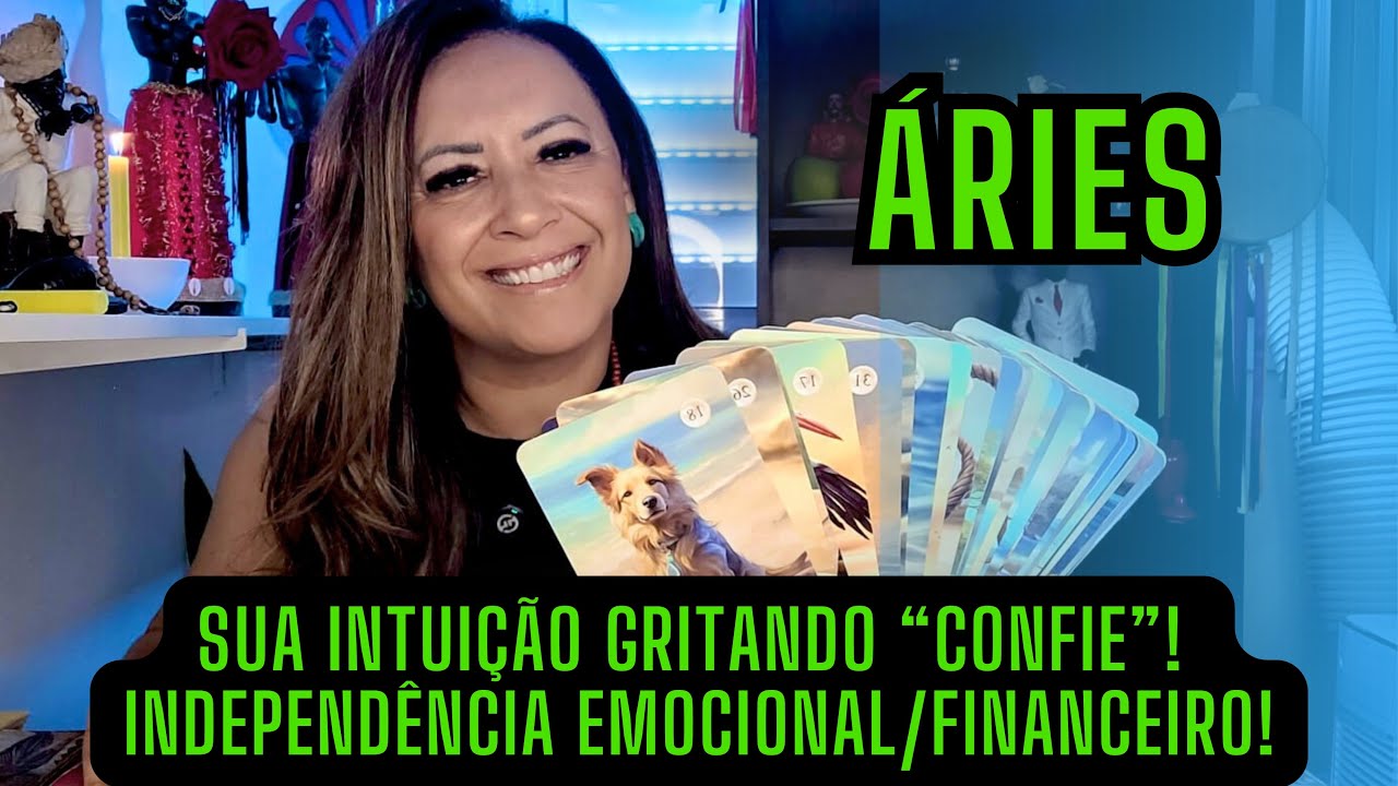 ÁRIES ♈️ SUA INTUIÇÃO GRITANDO “CONFIE”! INDEPENDÊNCIA EMOCIONAL/ FINANCEIRO!