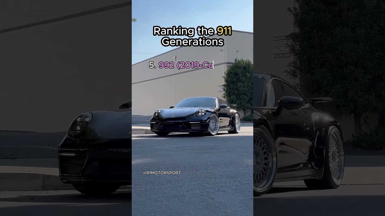 Ranking the 911 Generations!