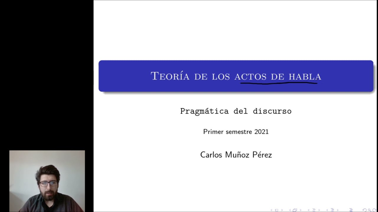 PD. Clase 3 - Teoría de los actos de habla