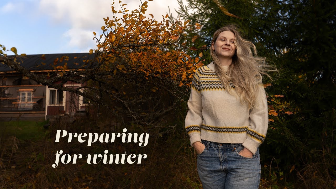Slow autumn days in rural Finland &ndash; Getting our cabin ready for winter