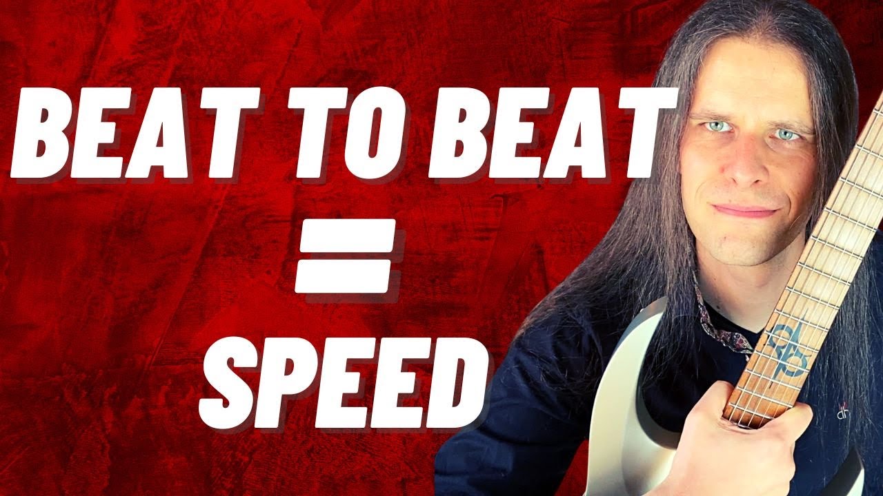 GET FASTER WITH THIS BUILD UP LICK | Guitar play along #guitar #practice #picking