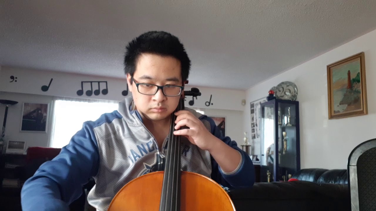 Average Asian Dude Dances and Destroys Monkey While Playing Cello