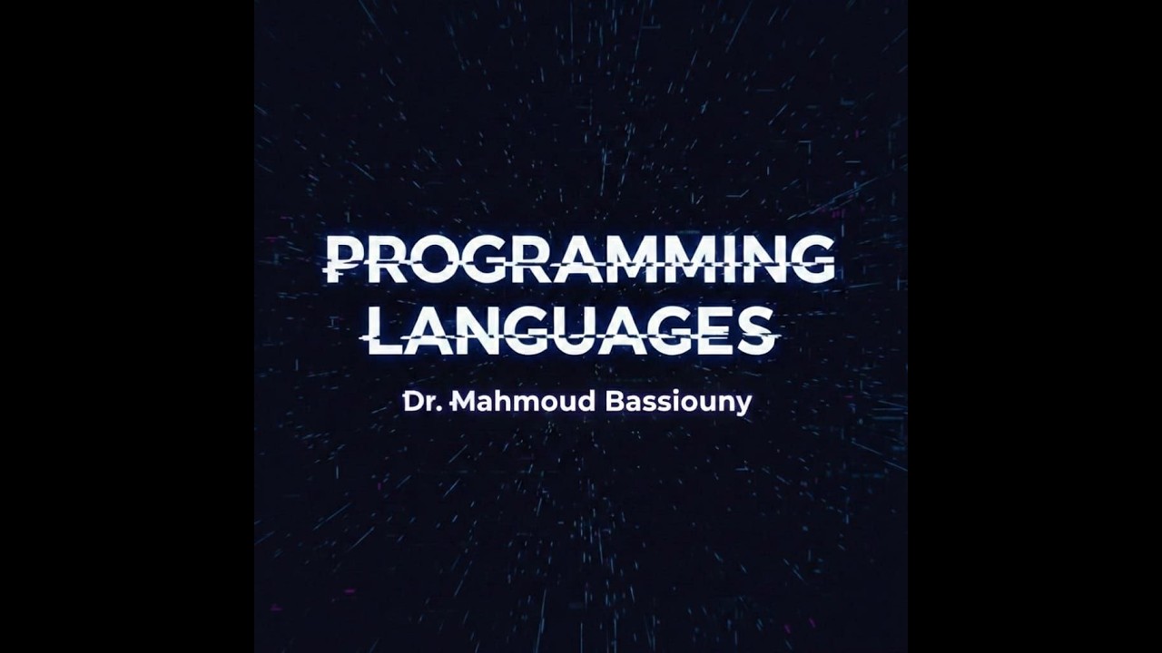 #01 programing(Dr. Mahmoud Bassioni)