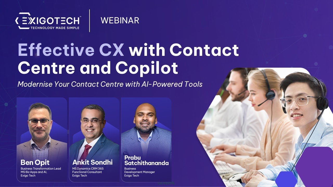 Effective CX with Contact Center and Copilot  | Webinar Replay