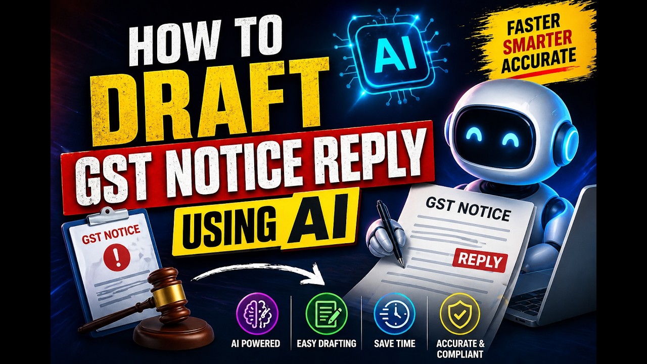 How to draft GST notice reply using AI