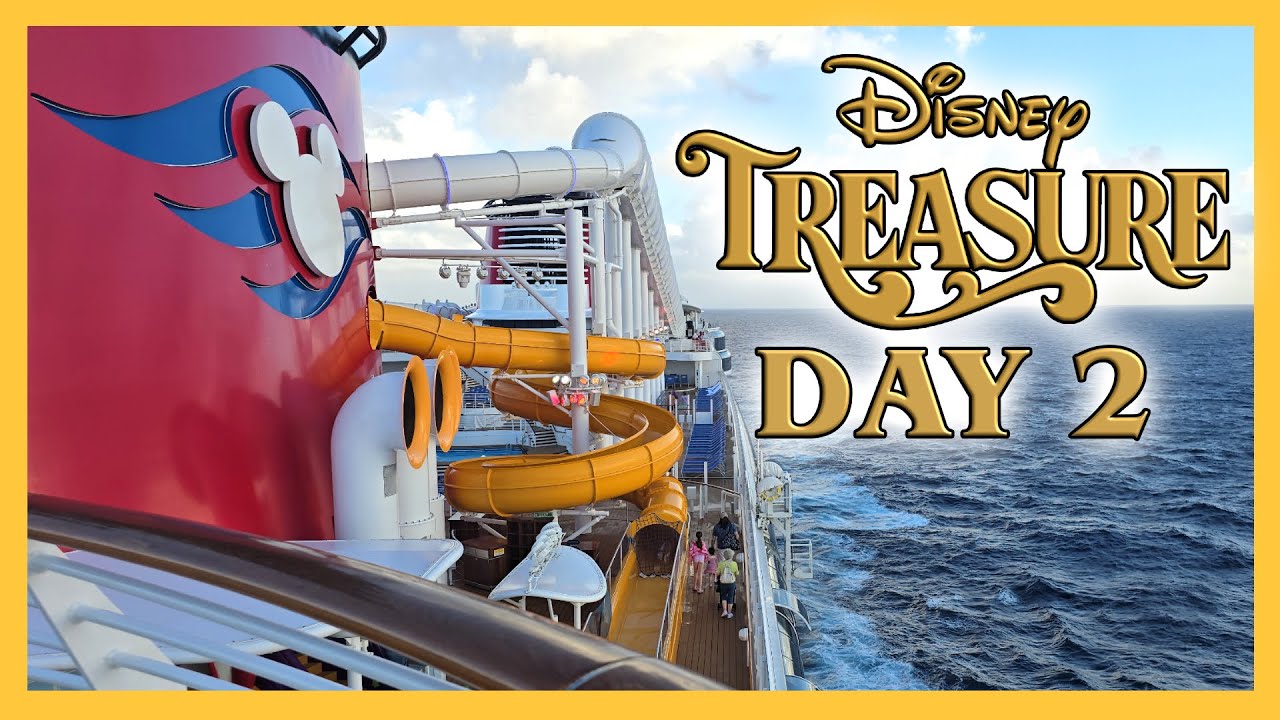 Day 2 Aboard The Disney Treasure! | A Day At Sea, Hook's Barbery, Haunted Mansion Parlor