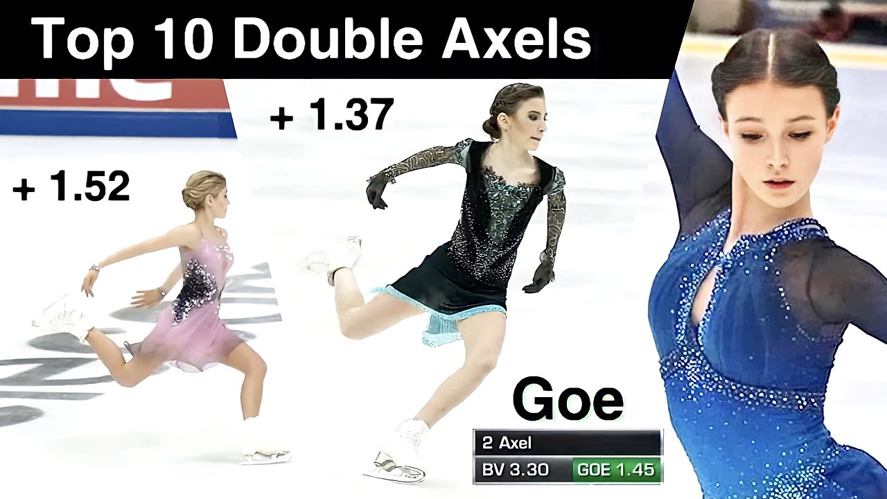 Top 10 Double Axels in ladies figure skating (according to the judges)