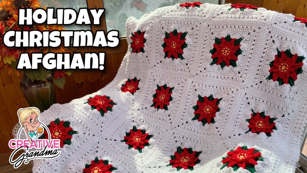 Christmas Blanket 2023 Part ONE Crochet Tutorial - Making the Blocks - 