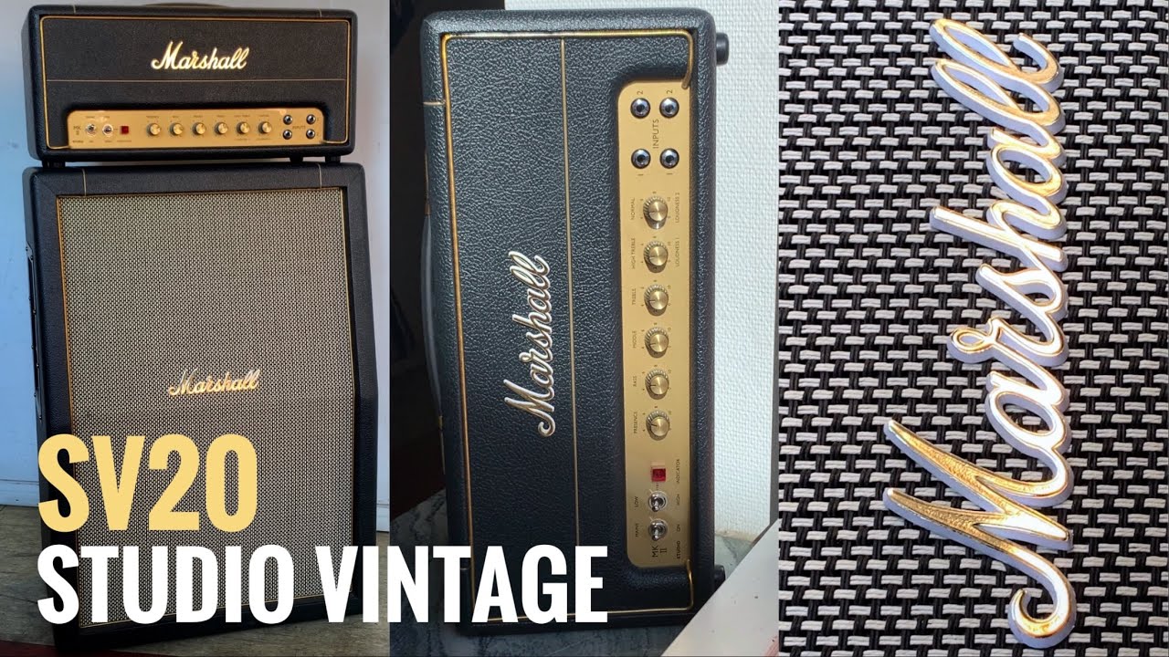 Marshall Studio Vintage SV20 Half Stack - A Modern Classic?