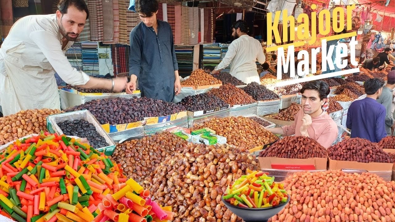 Wholesale Khajoor Market in Karachi Irani, Iraqi, Ajwa,Dates Ramzan Special 2025