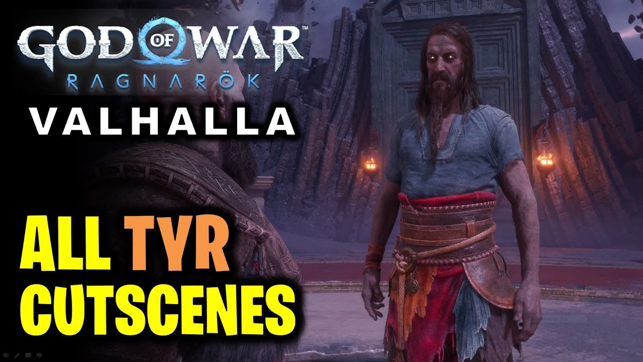 Все сцены Тира в Вальхалле | God of War Ragnarok (DLC Valhalla)