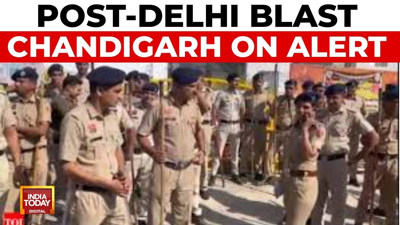 Chandigarh On High Alert: Dog Squad, Police Conduct Security Checks After Delhi Blast #redfortattack