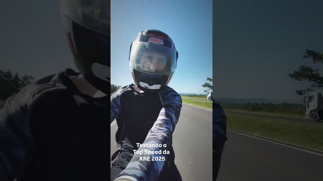 TOP SPEED XRE 190 - Com bolha 137km/h e sem bolha foi 127 km/h 