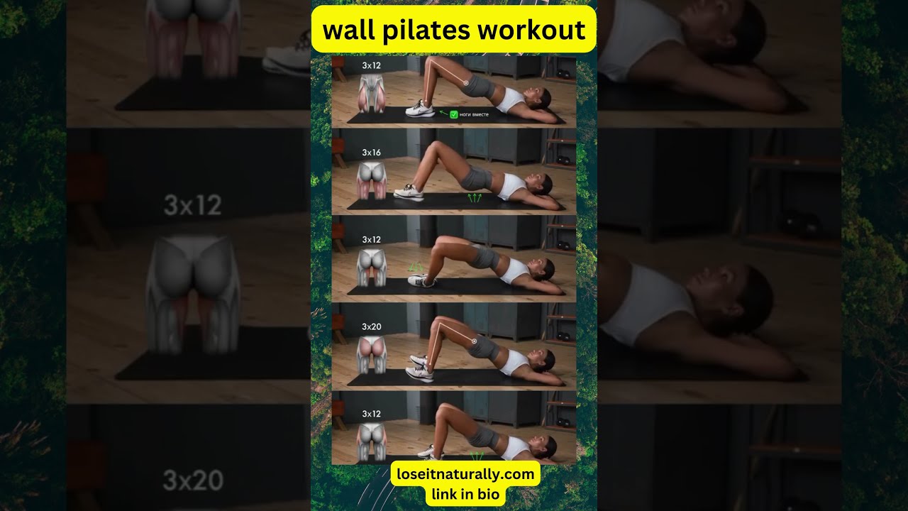 10-Minute Wall Pilates Workout for Beginners