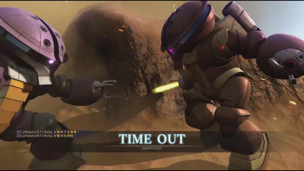 アッガイTB　エスマ　総合1位　7:00 気合いを入れたけど誰も一緒にいない。てか3番なにやってる？　機動戦士ガンダム　バトルオペレーション２_20260211231942