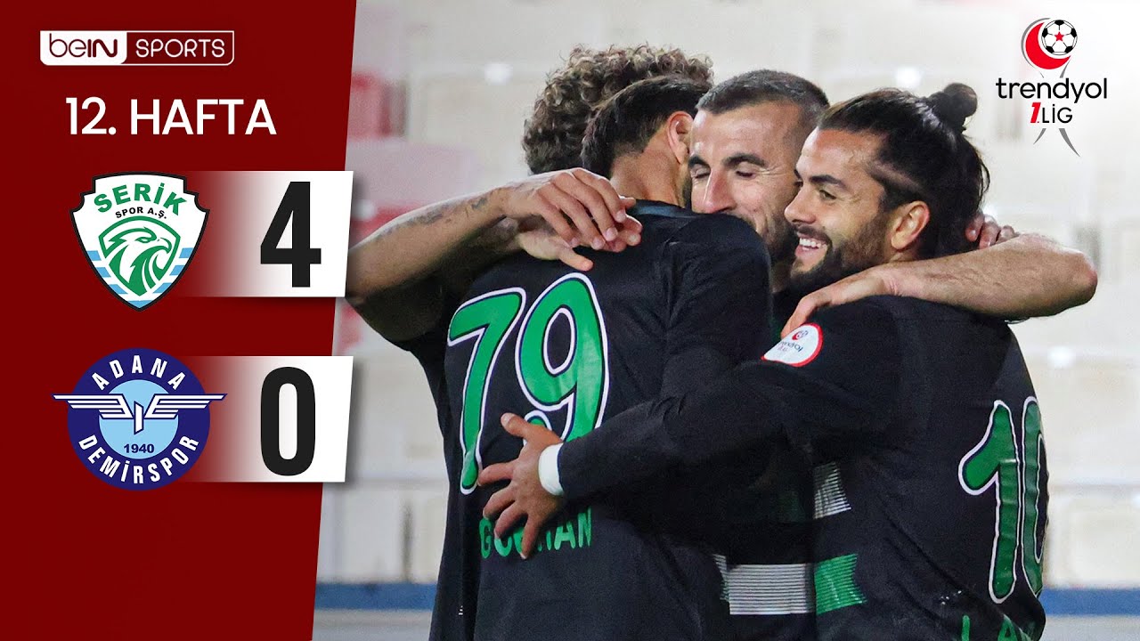 Serik Spor (4-0) Adana Demirspor | 12. Hafta Maç ÖZETİ | Trendyol 1. Lig - 2025/26