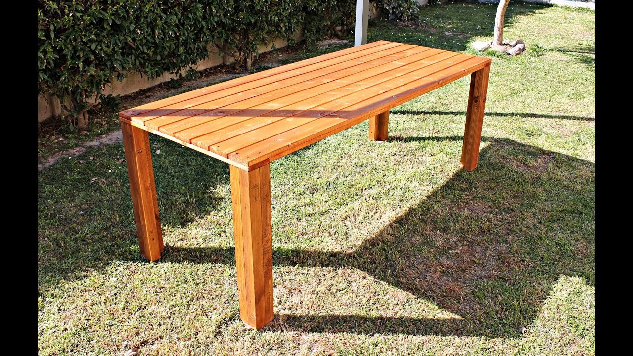 Tavolo da Giardino in Legno Fai Da Te - costruire un tavolo