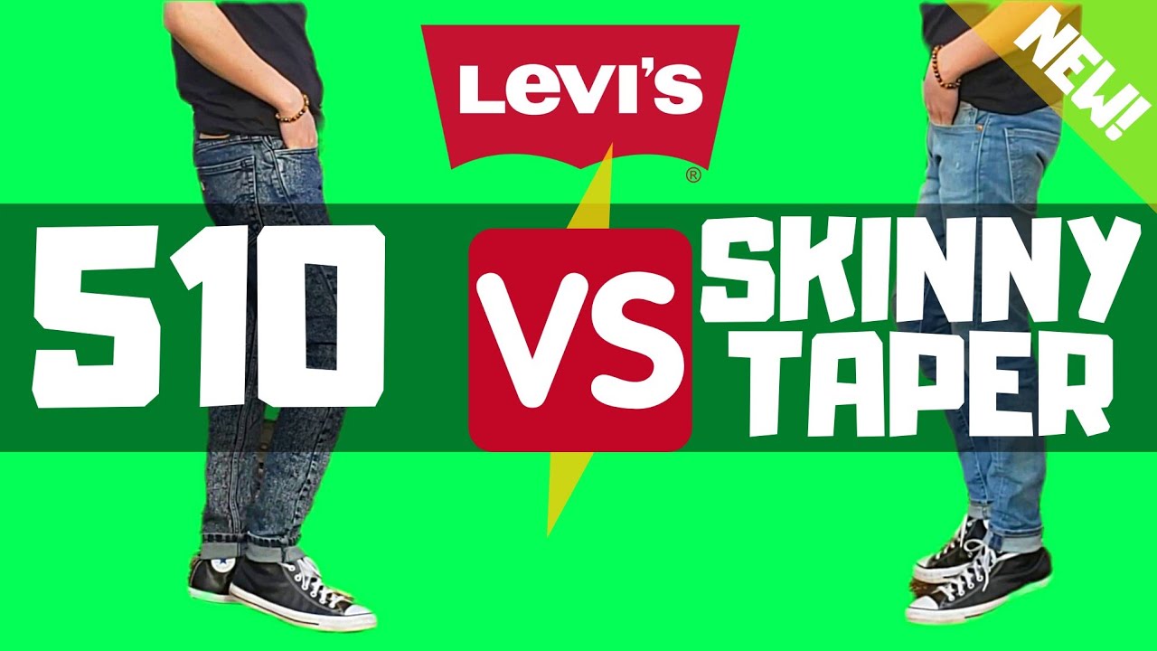 Levis 510 Skinny Fit против НОВЫХ! Skinny Taper! (В чём разница?!) 2021