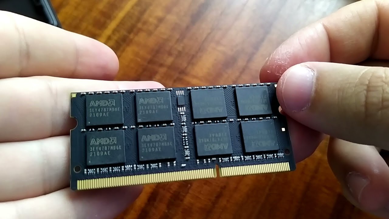 Распаковка оперативной памяти AMD SODIMM DDR3L-1600 8192MB из Rozetka