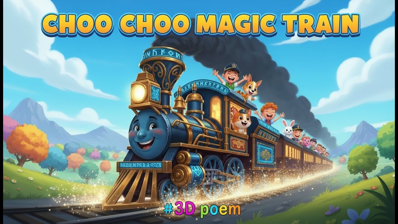 🎵 Choo Choo! The Magic Train Song | Kids Fun Ride 🚂