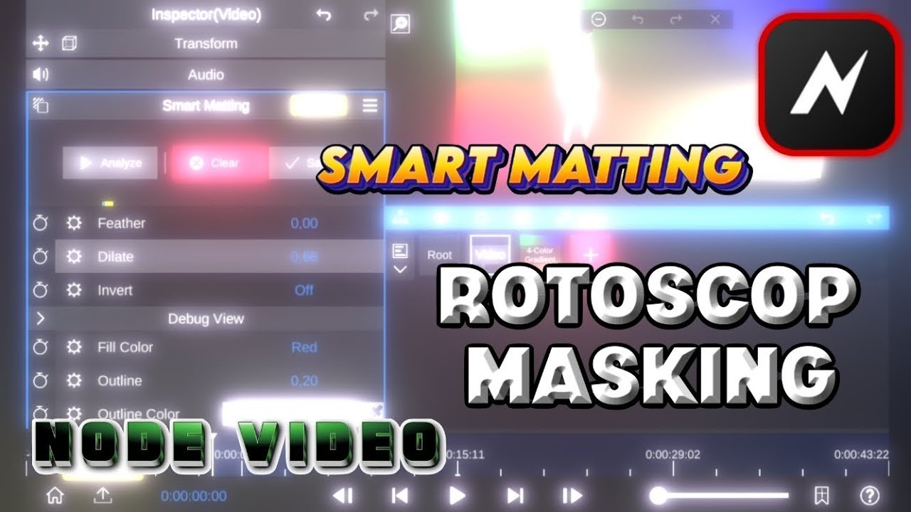 NODE VIDEO 7.0.5 AI SMART MATTING ROTOSCOPE MASKING