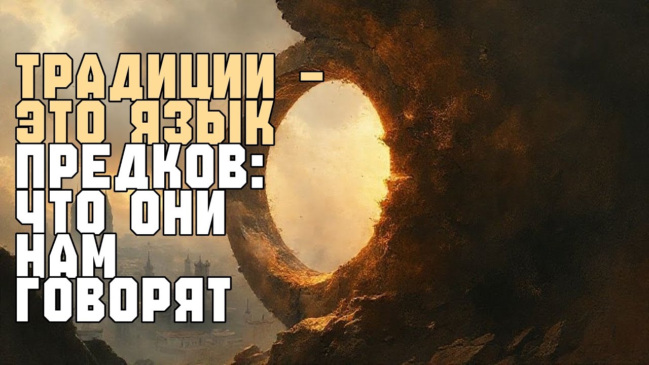 ТРАДИЦИИ – ЭТО ЯЗЫК ПРЕДКОВ ЧТО ОНИ НАМ ГОВОРЯТ