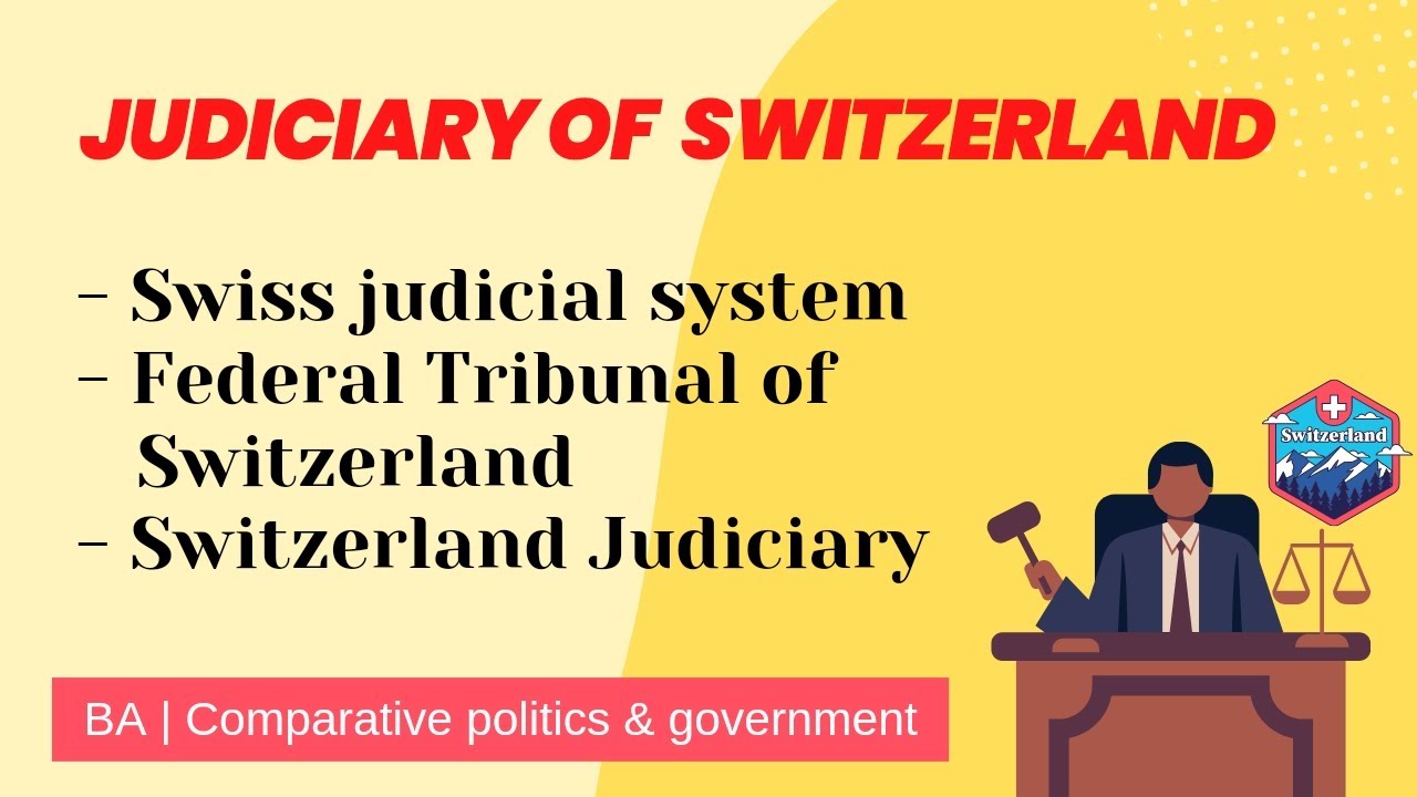 Judiciary of Switzerland | Swiss Judicial System | comparative govt & politics | BA Sem 4