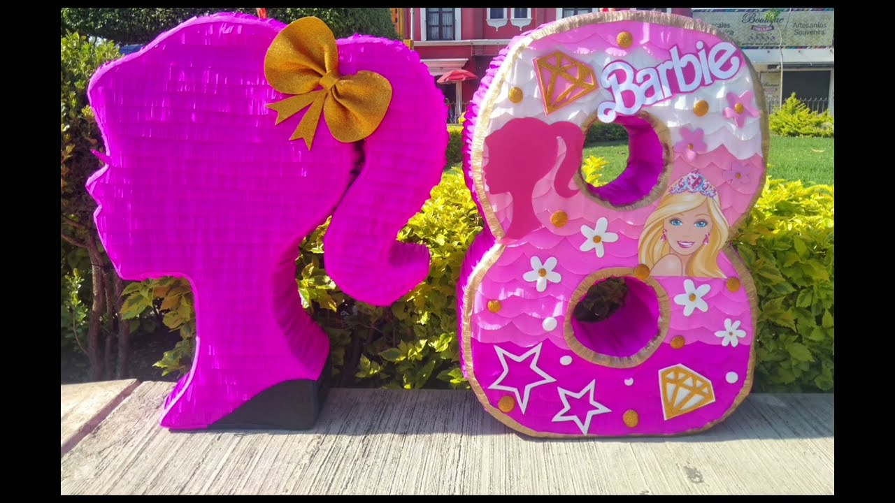 Como hacer una piñata de BARBIE , facil y rápido . (estructura) PARTE 1 /2
