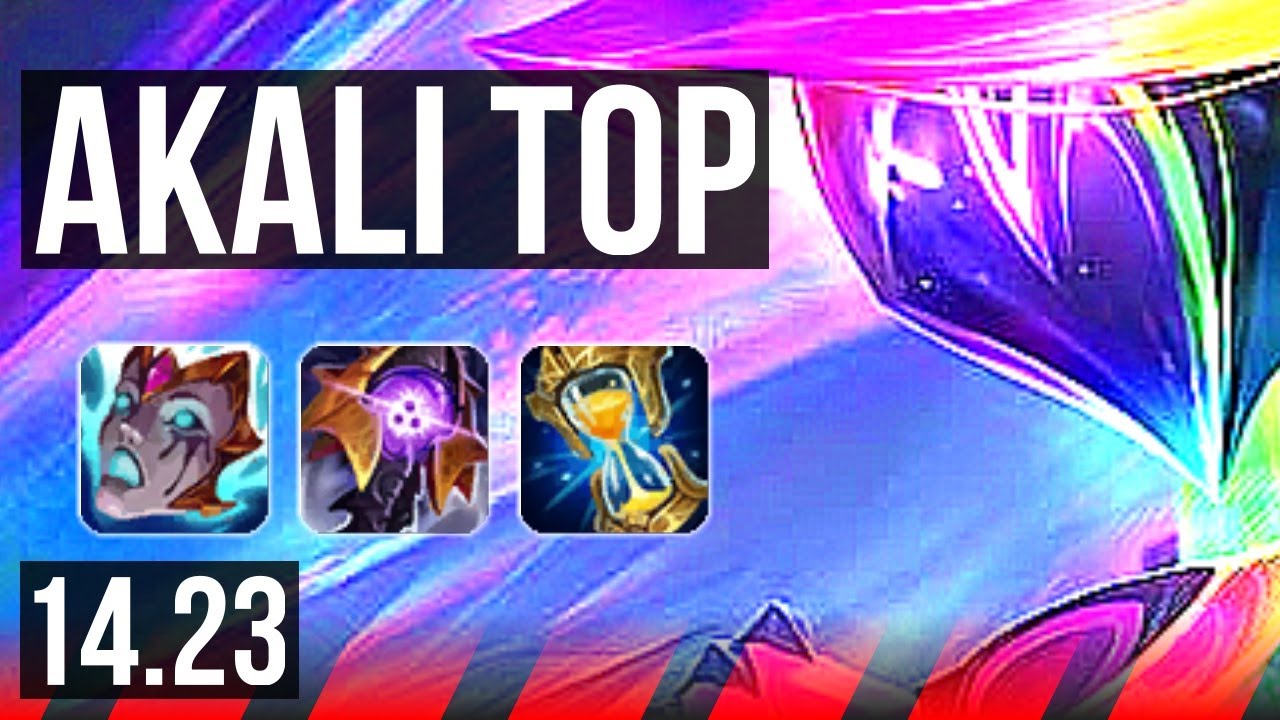 AKALI vs SHEN (TOP) | NA Master | 14.23