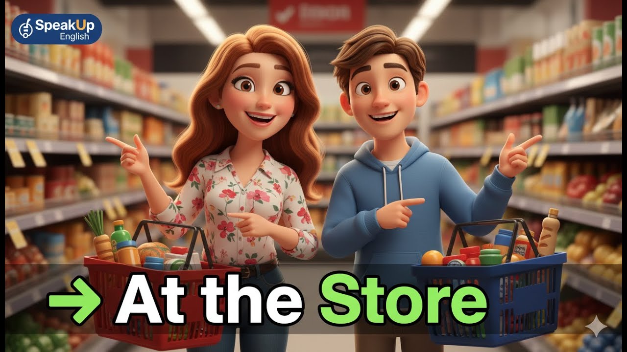 At the Store | Real-life English Conversation for Beginners | SpeakUp English