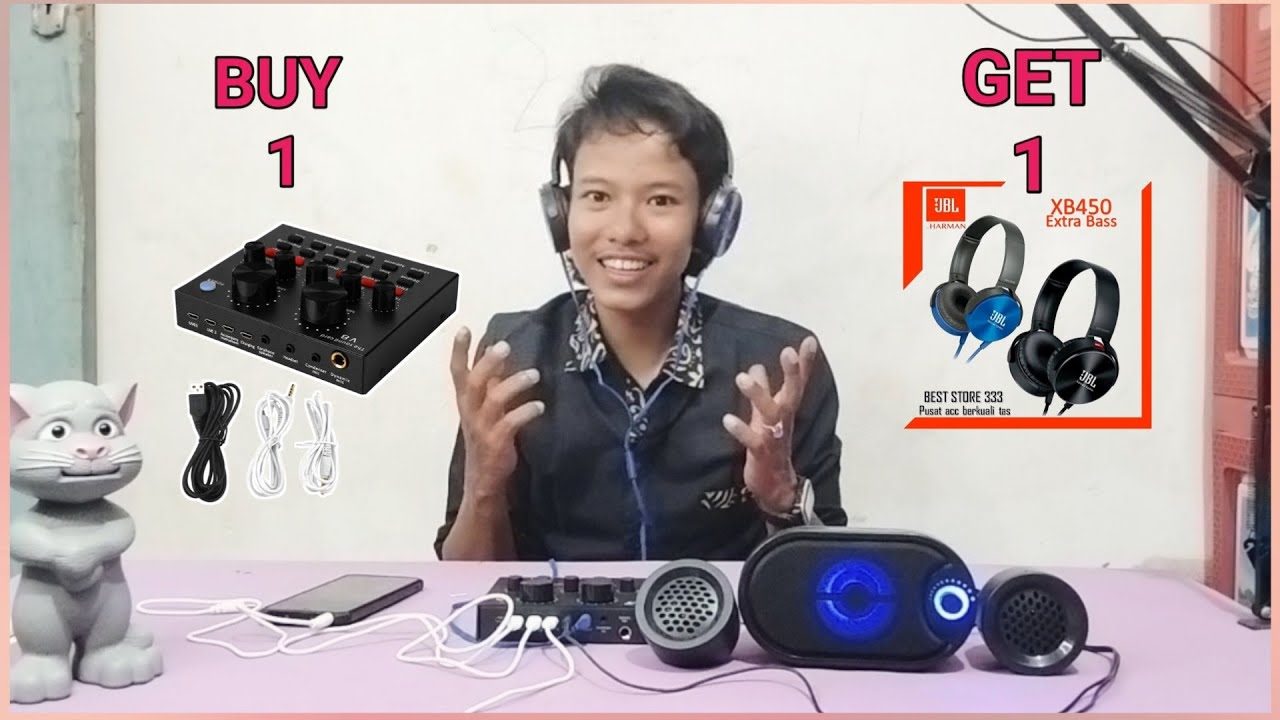 Soundcard v8 PAKET LIVE PEMULA [ Bay 1 Get 1 ]